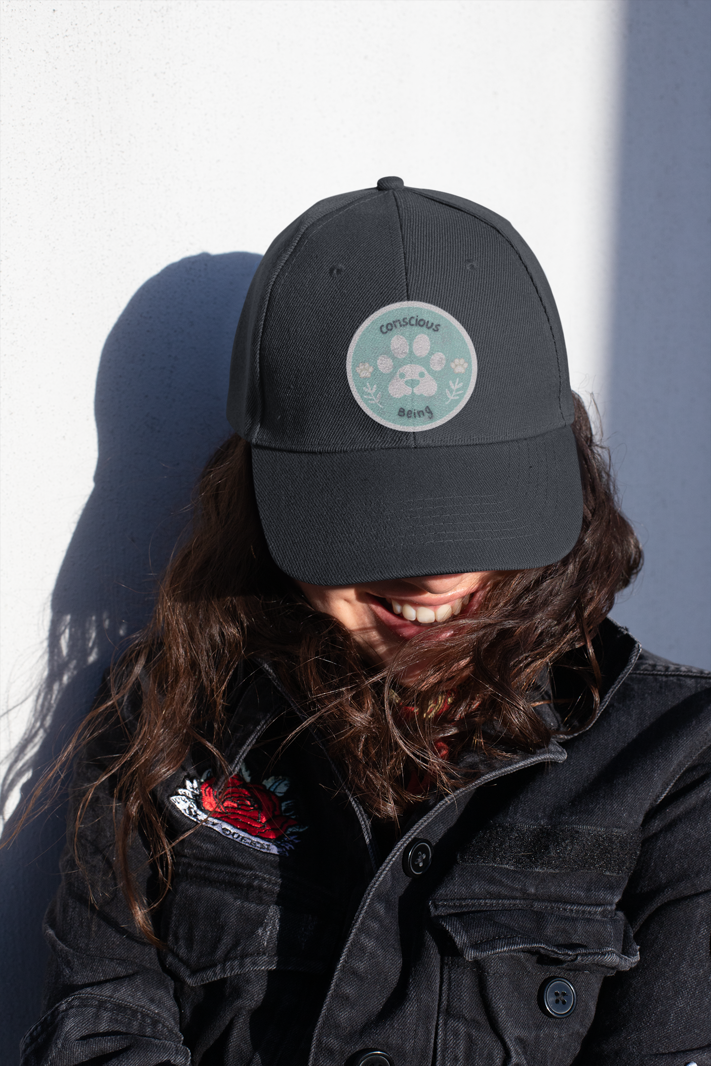 Distressed Cap - Conscious Being Logo - Unisex
