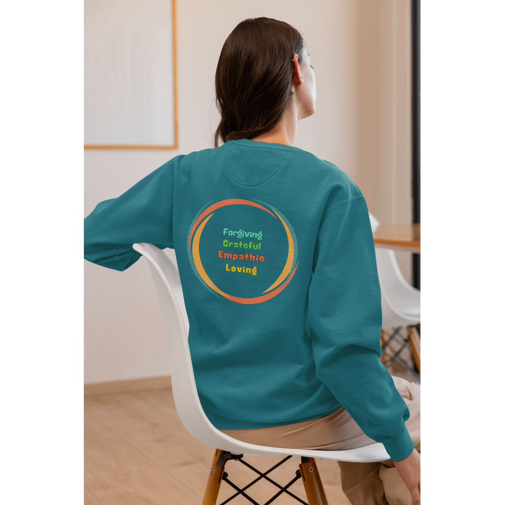 Mindful Unisex Sweatshirt 'Be' Design
