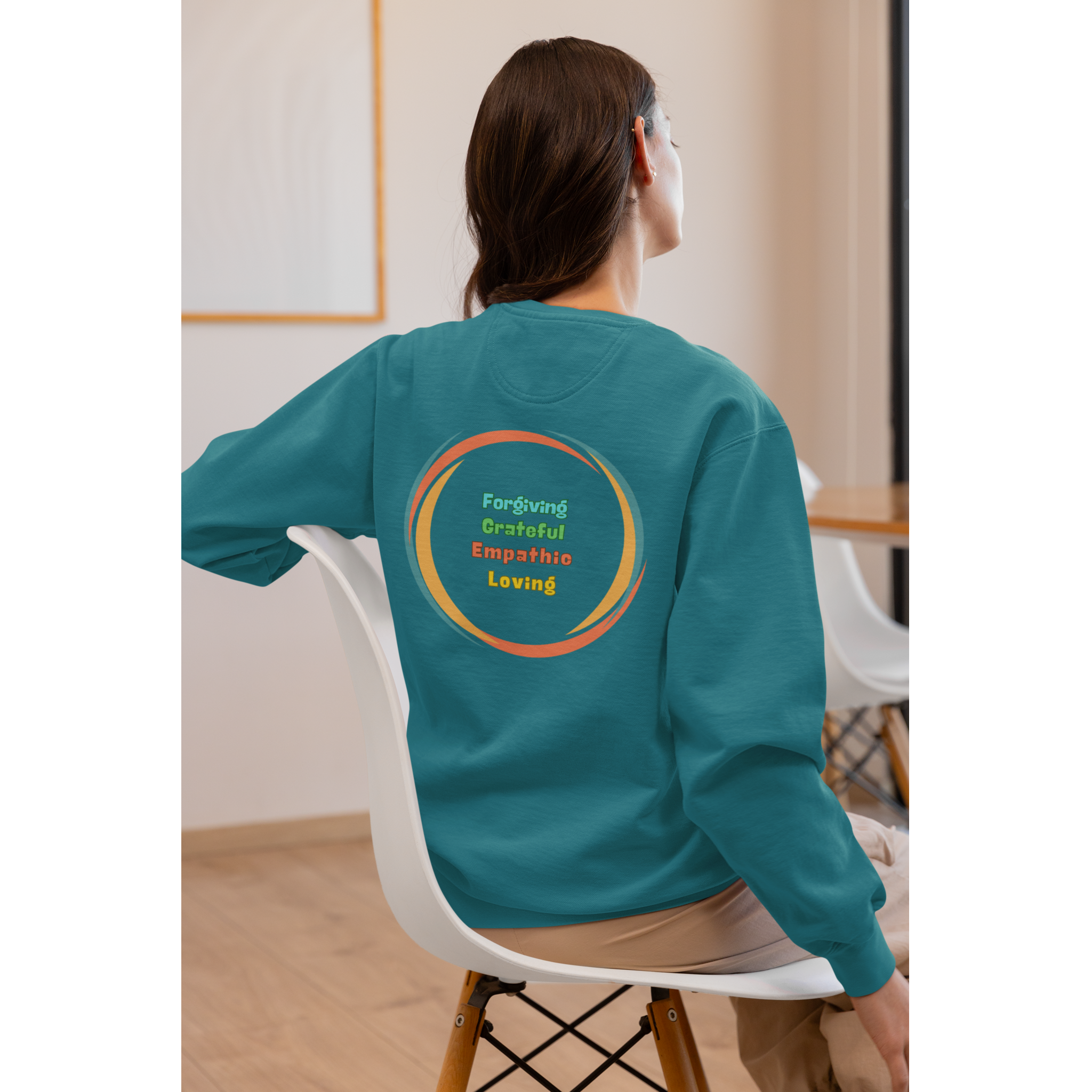 Mindful Unisex Sweatshirt 'Be' Design