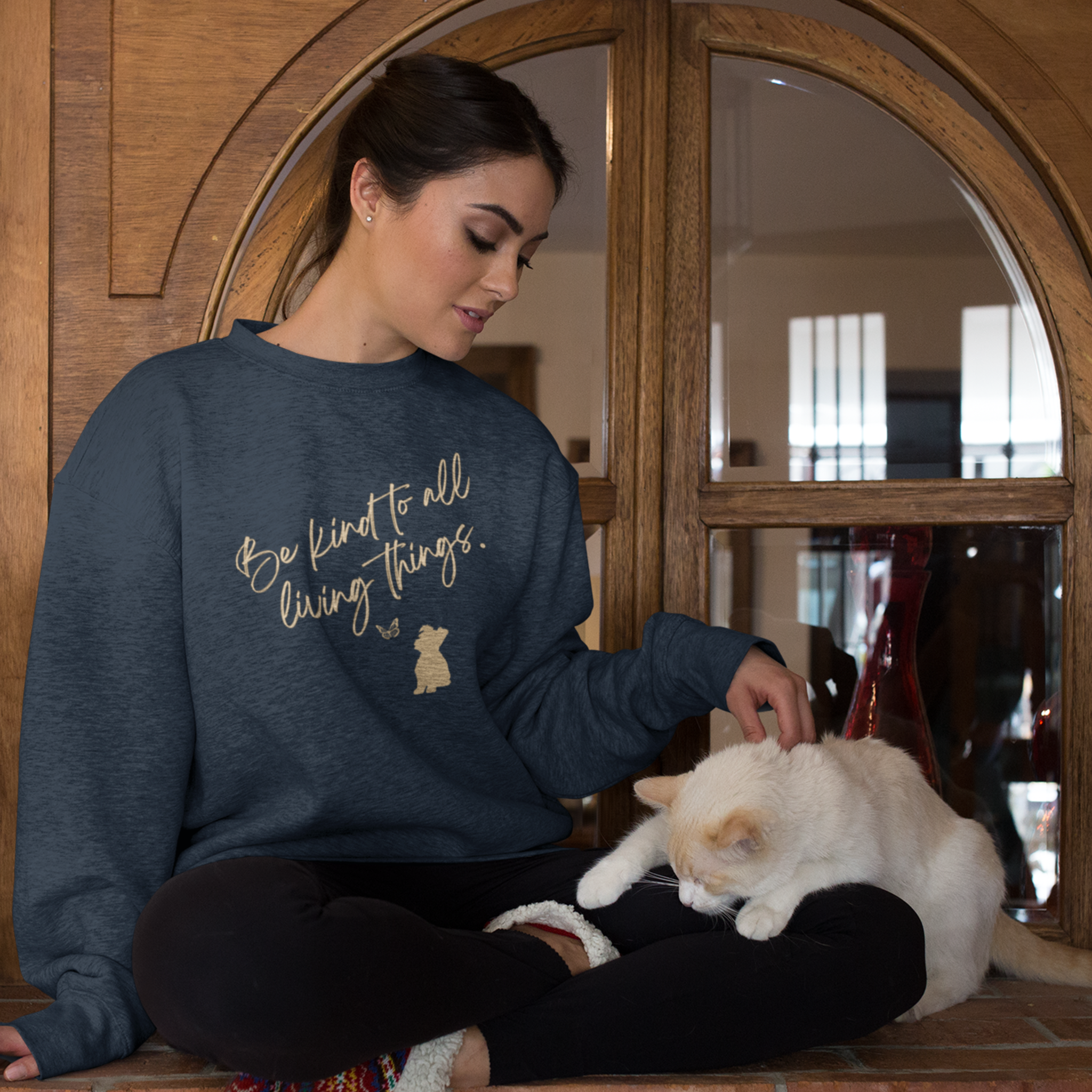 Be Kind Unisex Sweatshirt - Mindfulness Gift Idea