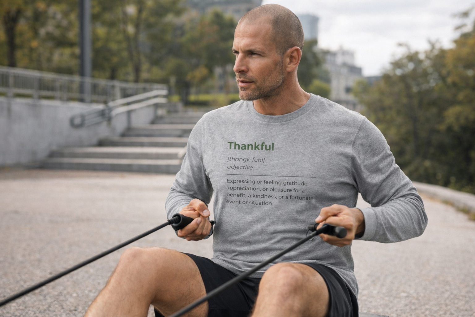 Thankful Definition Shirt – Gratitude-Inspired Long Sleeve