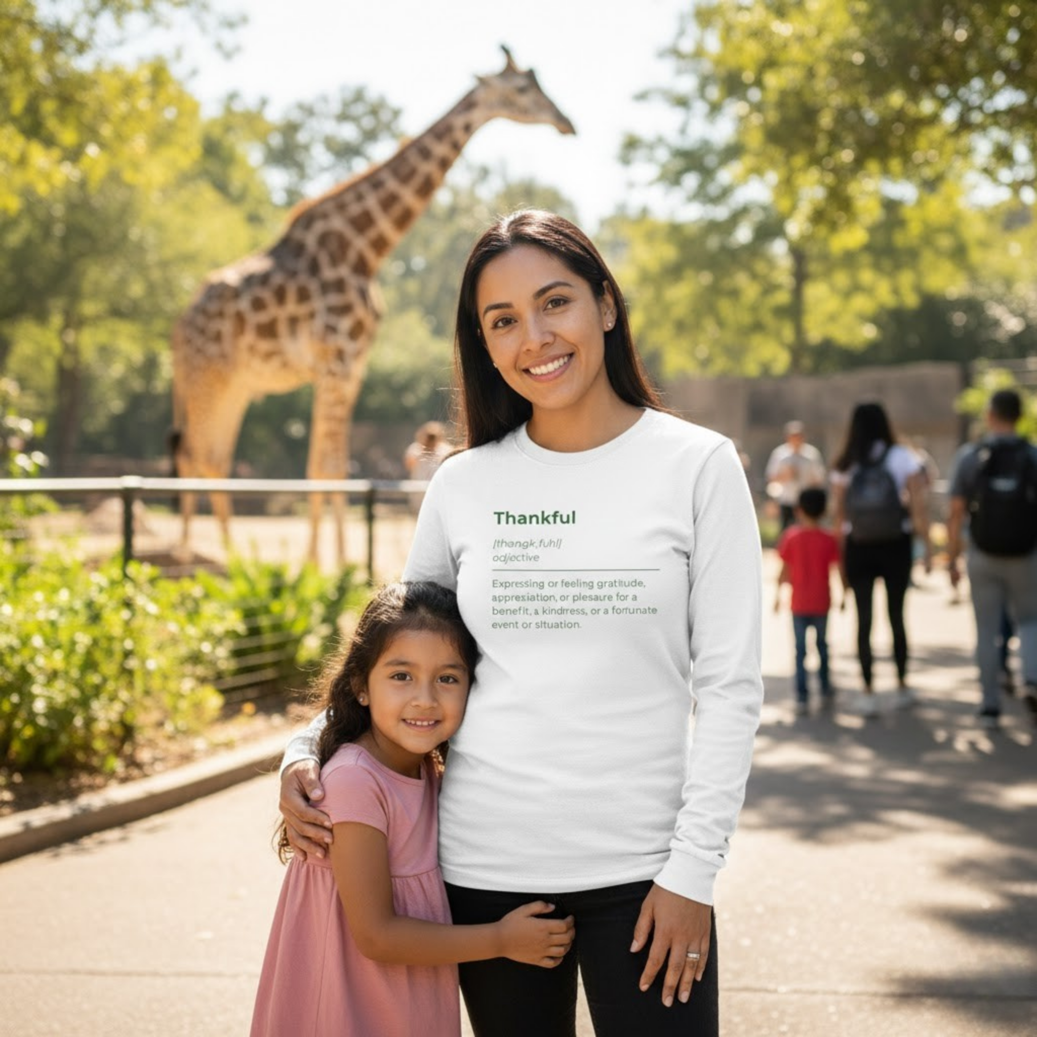 Thankful Definition Shirt – Gratitude-Inspired Long Sleeve