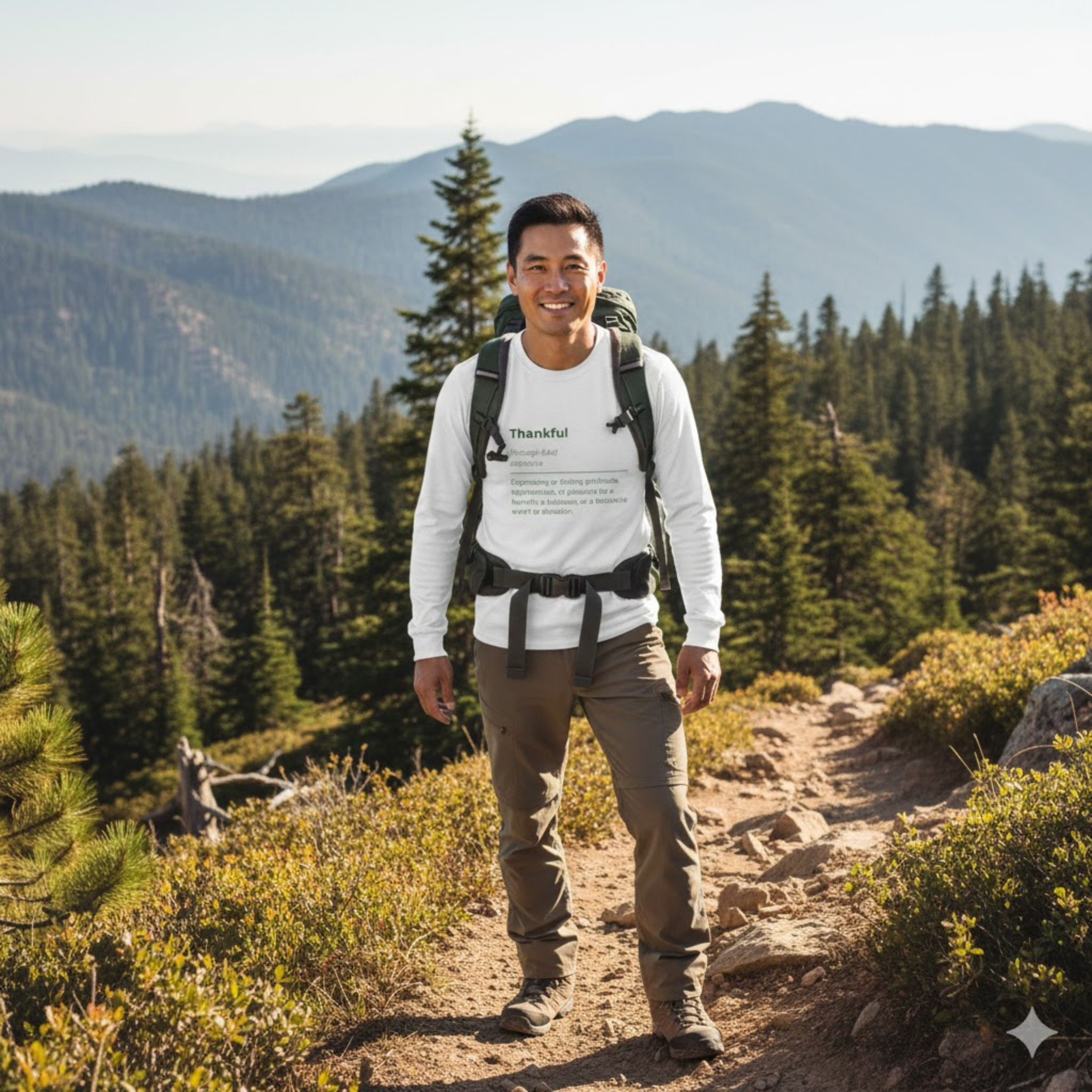 Thankful Definition Shirt – Gratitude-Inspired Long Sleeve