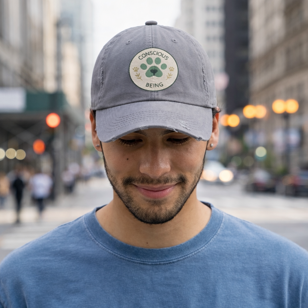 Conscious Being Dad Hat – Distressed Collection