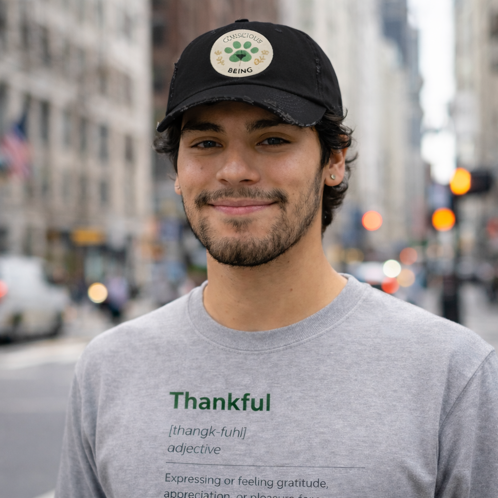 Conscious Being Dad Hat – Distressed Collection