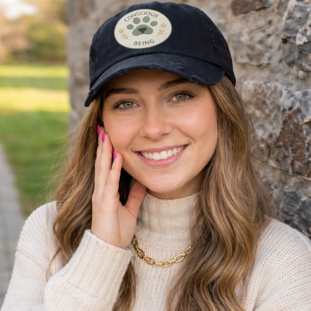 Conscious Being Dad Hat – Distressed Collection