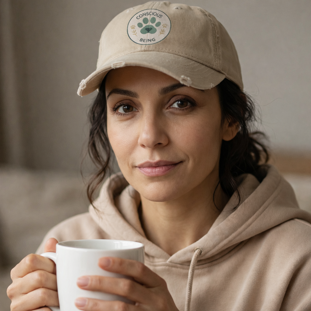 Conscious Being Dad Hat – Distressed Collection