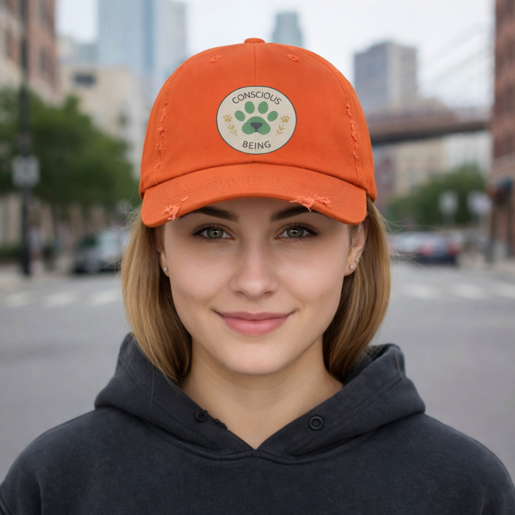 Conscious Being Dad Hat – Distressed Collection