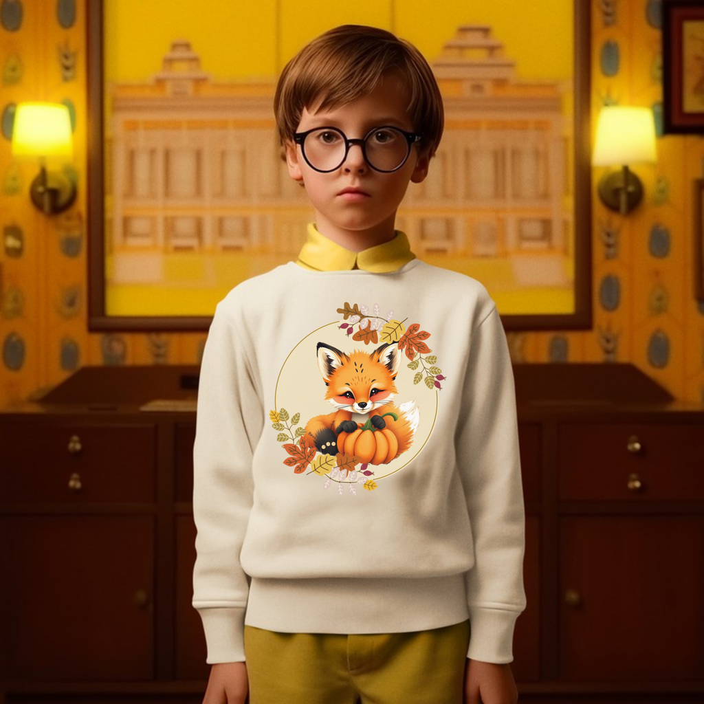 Little Pumpkin Fox Toddler Sweatshirt – Cozy Fall Edition