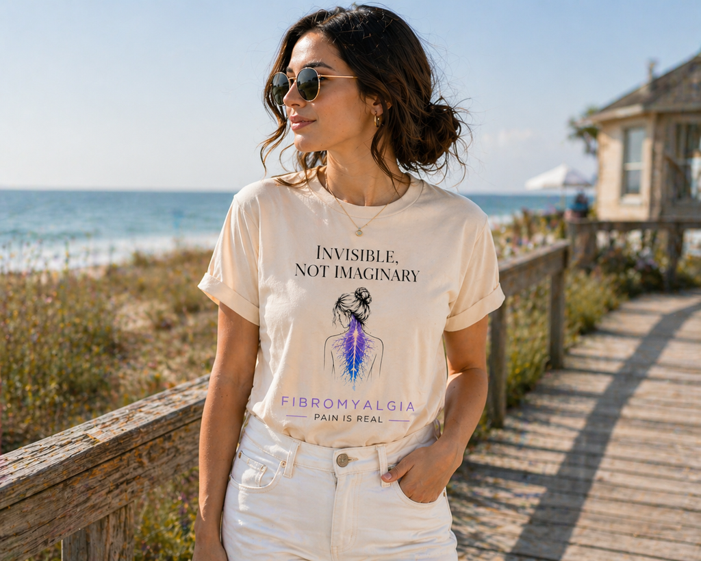 Invisible Not Imaginary – Awareness Quote T-Shirt