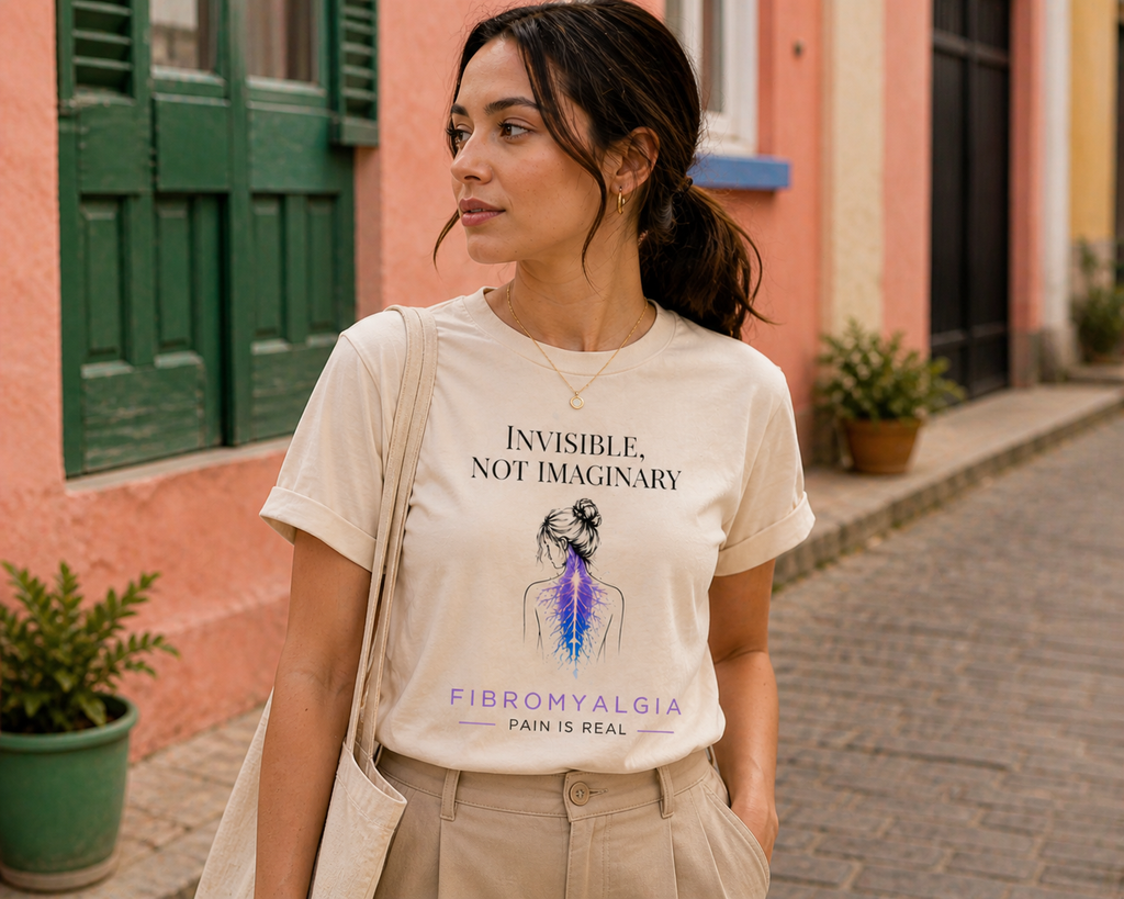 Invisible Not Imaginary – Awareness Quote T-Shirt