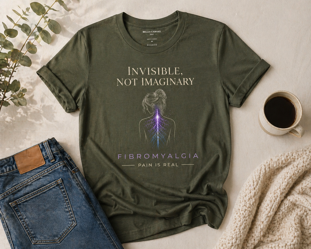 Invisible Not Imaginary – Awareness Quote T-Shirt