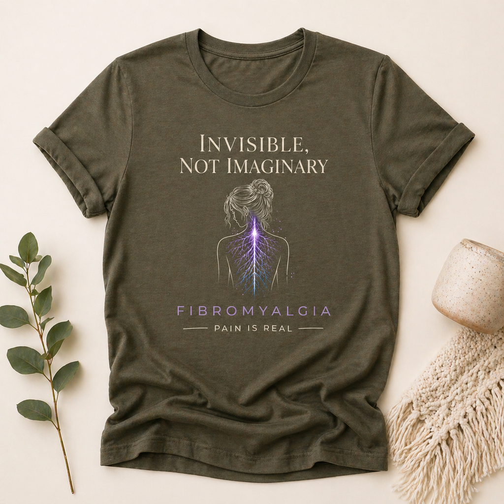 Invisible Not Imaginary – Awareness Quote T-Shirt