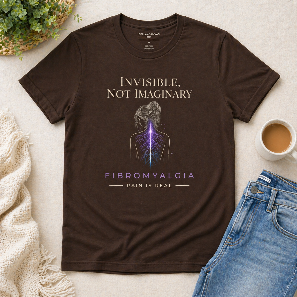 Invisible Not Imaginary – Awareness Quote T-Shirt