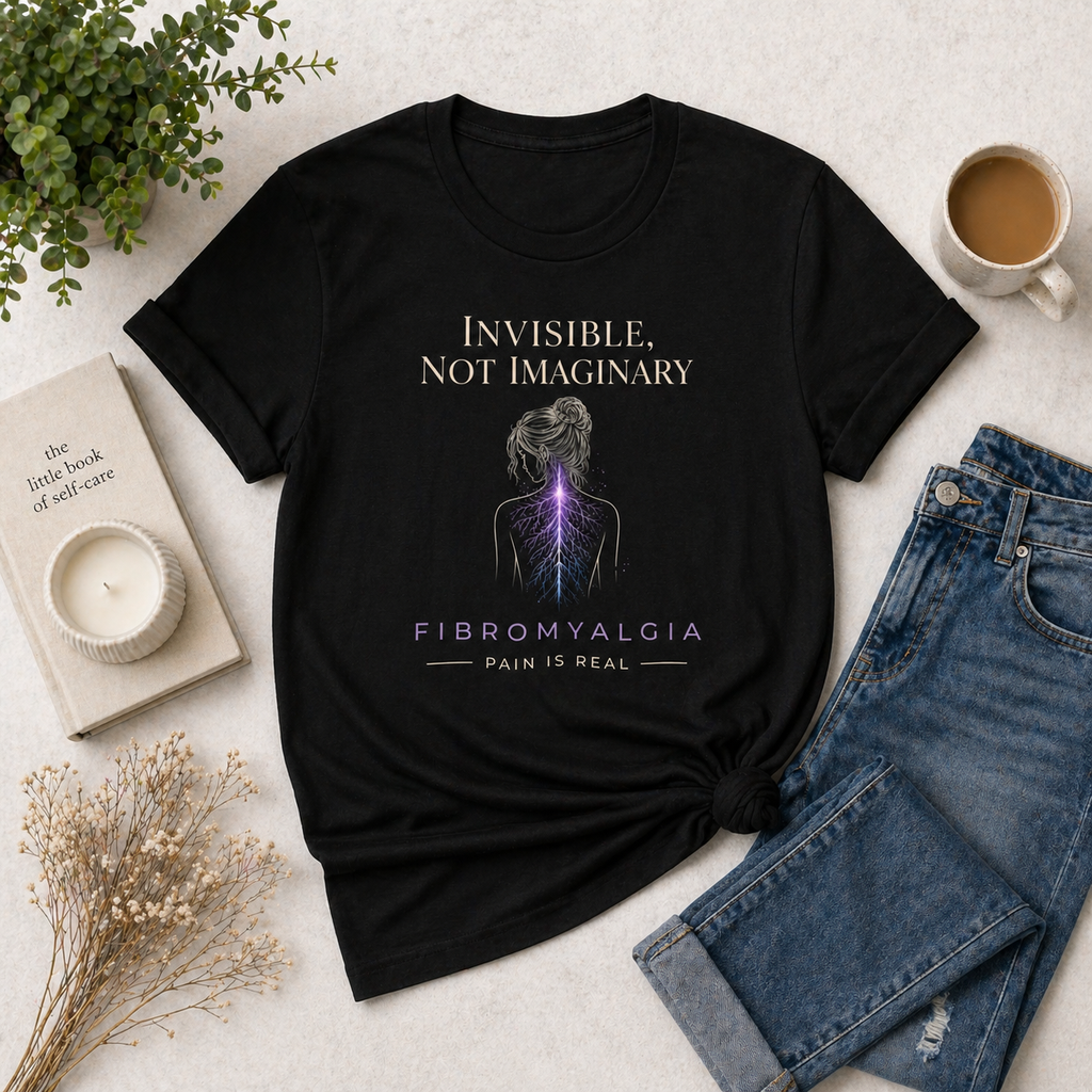 Invisible Not Imaginary – Awareness Quote T-Shirt