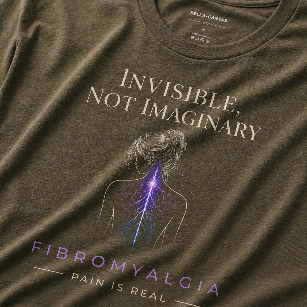 Invisible Not Imaginary – Awareness Quote T-Shirt