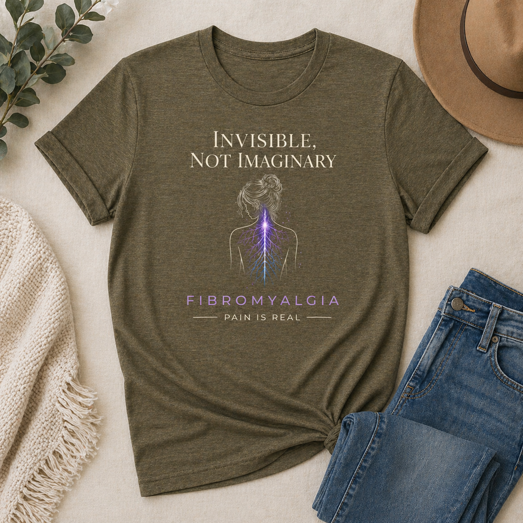 Invisible Not Imaginary – Awareness Quote T-Shirt